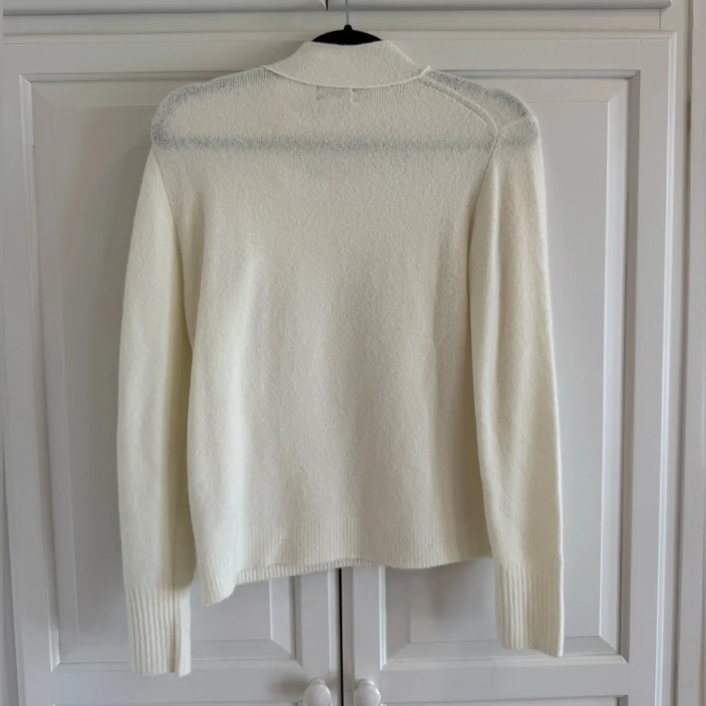 J. Crew Cream Bow Sweater